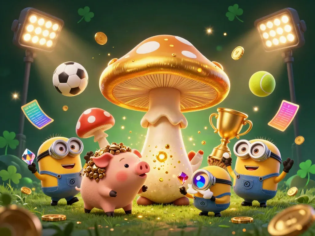 Experience thrilling bets with sunwin as the golden mushroom wizard conjures fortunes in a vibrant casino.
