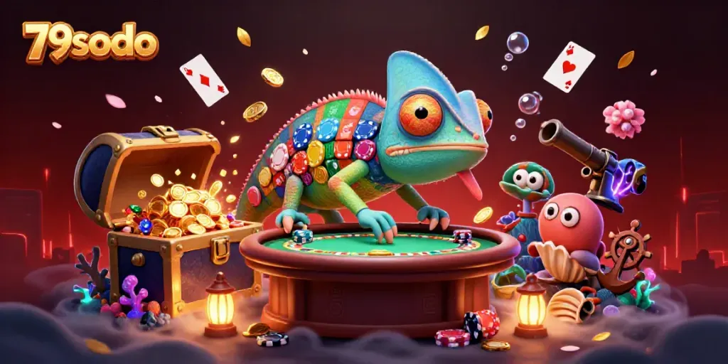 Experience the vibrant world of 79sodo casino, with dynamic characters and rich gaming elements.