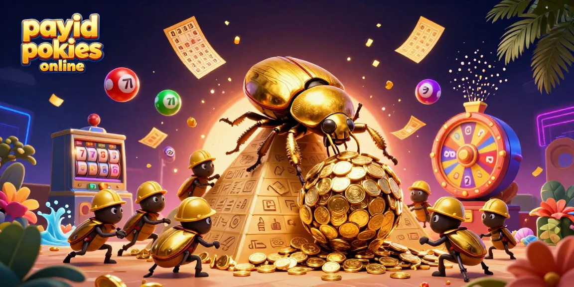 Engage in thrilling payid pokies online action with vibrant casino-themed 3D illustration