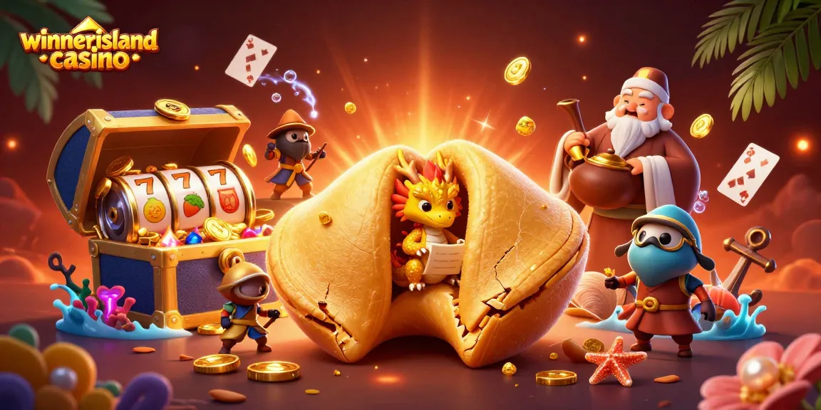 Experience the thrill of winnerislandcasino with vibrant slots, a wise dragon, and treasures in a lively casino scene.
