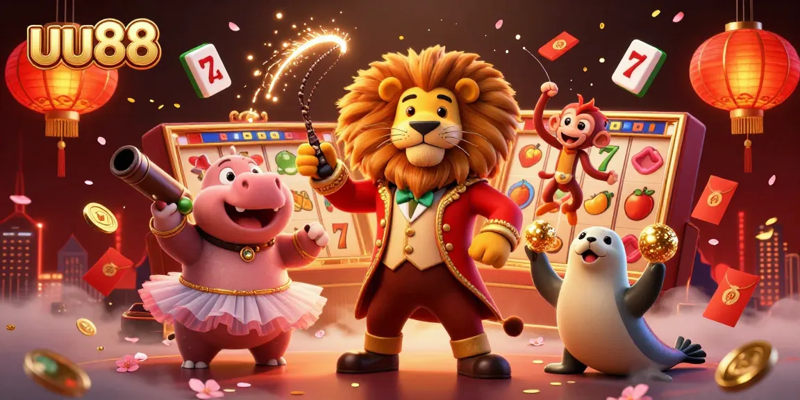 Engage in thrilling games at uu88 with vibrant characters and lively casino elements.
